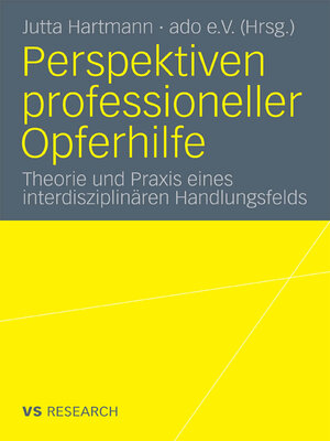 cover image of Perspektiven professioneller Opferhilfe